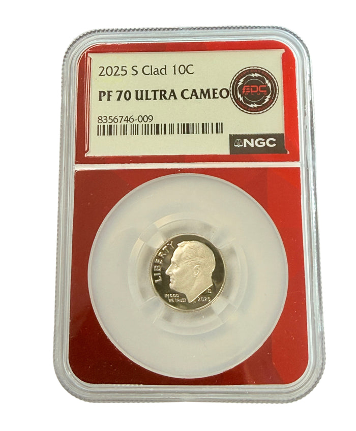 2025-S Roosevelt Dime NGC PF70 Ultra Cameo