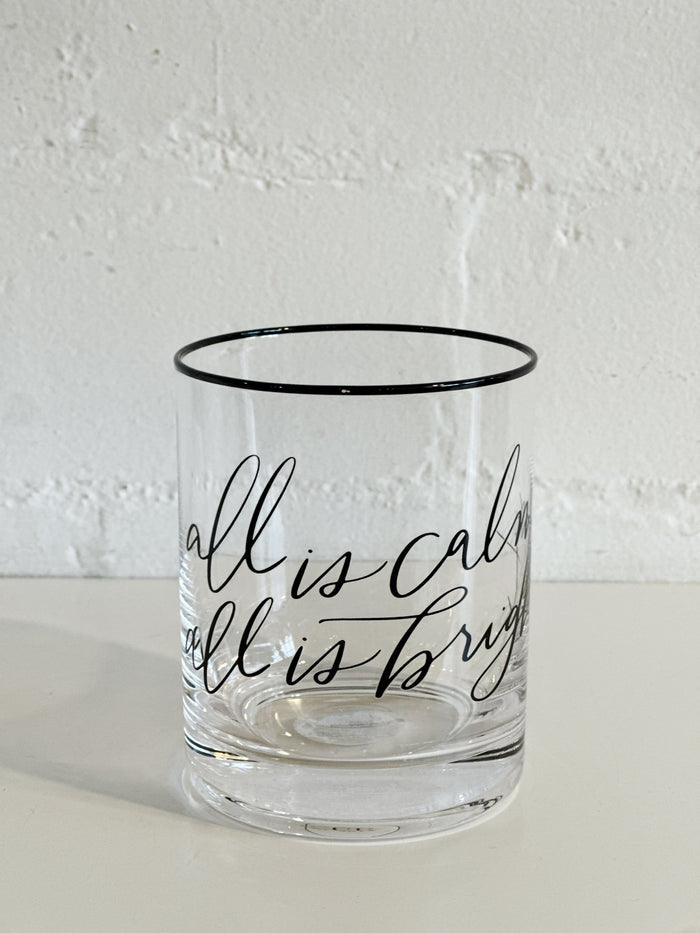 All is Calm Cocktail Glass