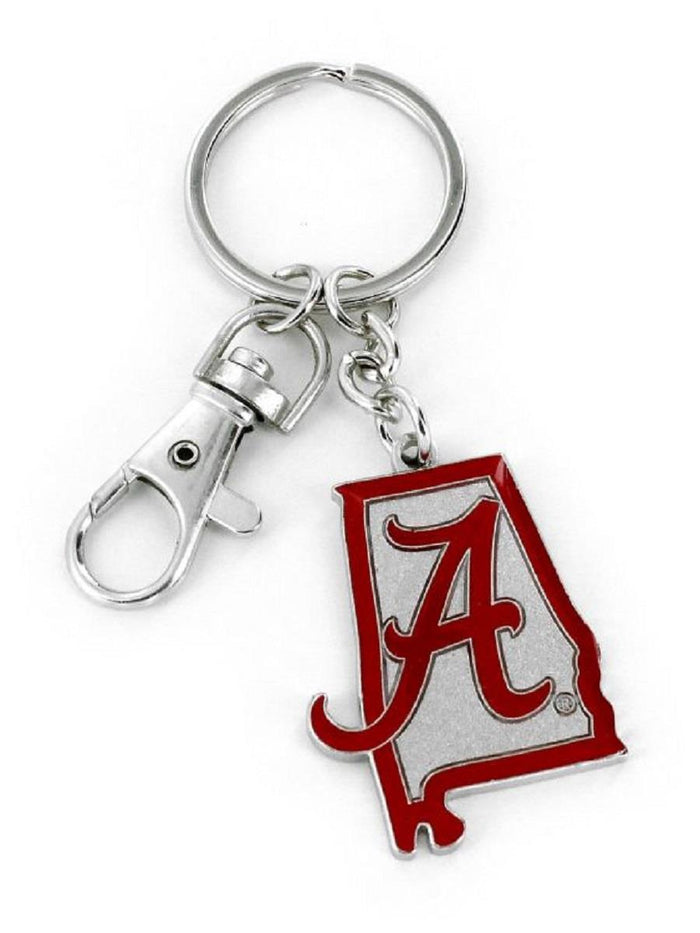 Aminco NCAA Alabama Crimson Tide Home State Heavyweight Keychain