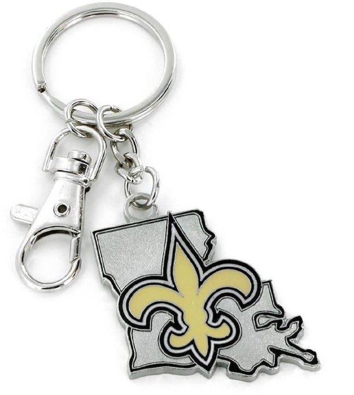 Aminco NFL New Orleans Saints Home State Heavyweight Keychain