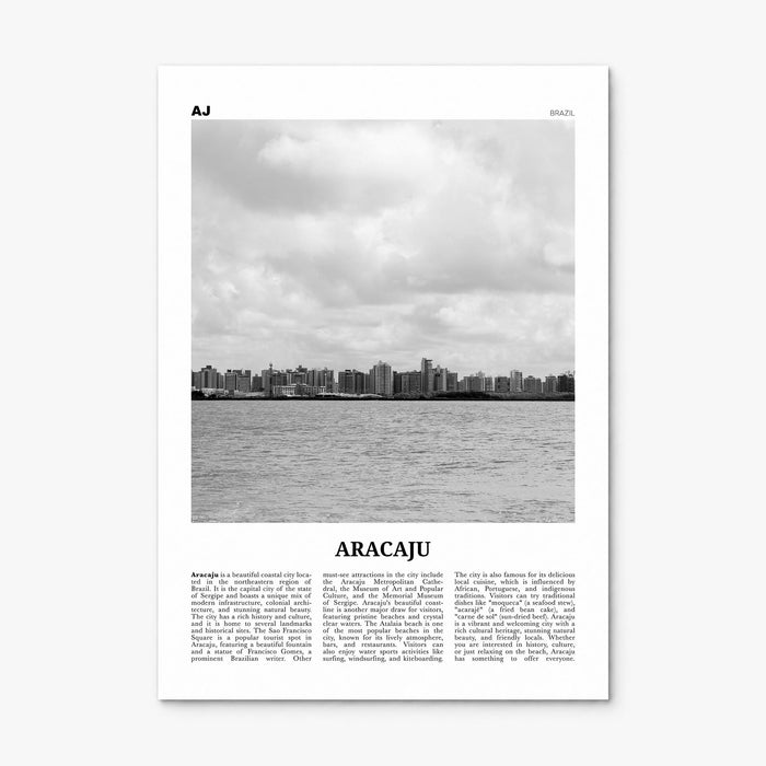 Aracaju Newspaper Poster, print only (unframed)