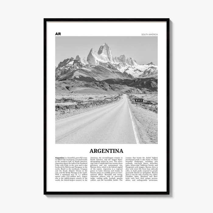 Argentina Newspaper No 1 Poster, framed poster mockup