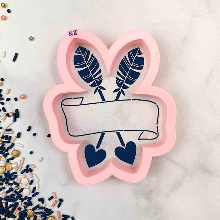 Cookie Cutters Arrow Banner – Cookie Cutter & Stencil Set