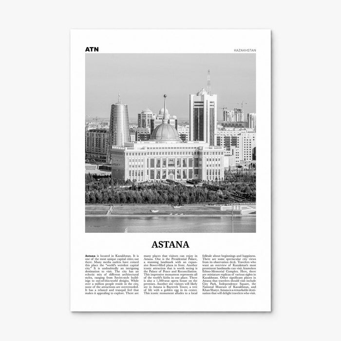 Astana Newspaper Poster, print only (unframed)