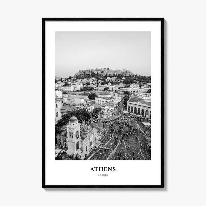 Athens, Greece Classic No 2 Poster, framed poster mockup
