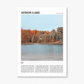 Atsion Lake Travel Poster, print only (unframed)