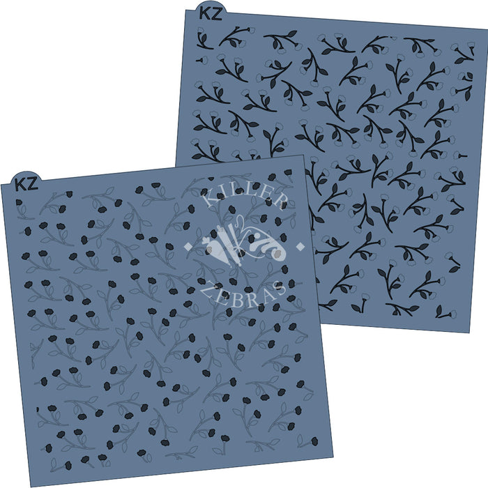 5.5 x 5.5 Stencil Buttercups – Layered Cookie Stencil
