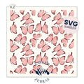 5.5 x 5.5 Stencil Butterflies – Layered Cookie Stencil
