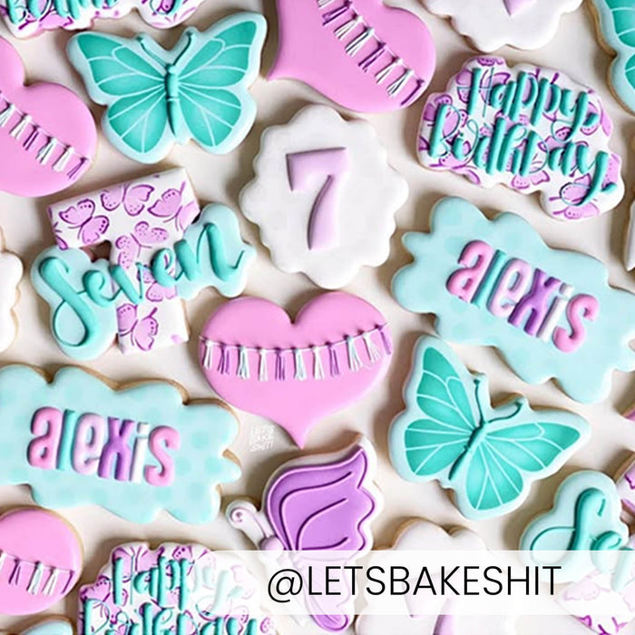 Cookie Cutters Butterfly – Cookie Cutter & Stencil Set