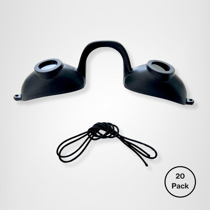 Celluma Flex Goggles come with an optional string.