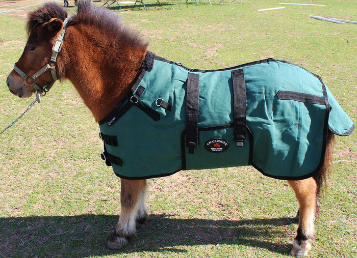 CHALLENGER 1200D Waterproof Horse Winter Turnout Blanket 400g Heavyweight