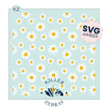 5.5 x 5.5 Stencil Daisies – Layered Cookie Stencil