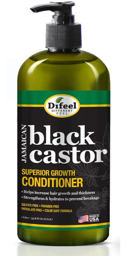 DIFEEL SUPERIOR GROWTH JAMAICAN BLACK CASTOR CONDITIONER 33.8 OZ. - Palms Fashion Inc.