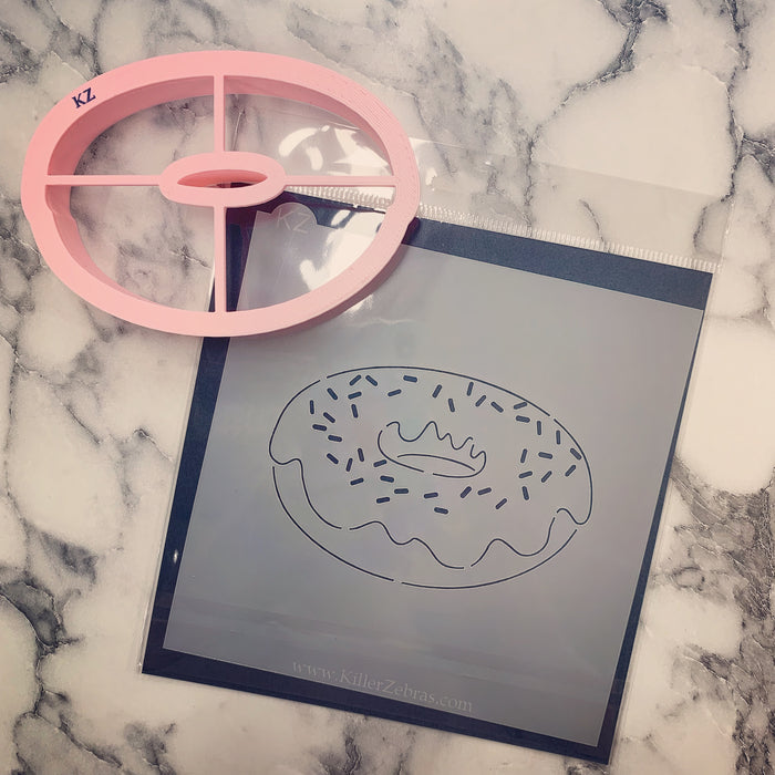 Cookie Cutters Donut – Cookie Cutter & Stencil Set