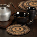 Espresso Jute Trivet 8 Set of 3