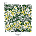 5.5 x 5.5 Stencil Floral Foliage – Layered Cookie Stencil