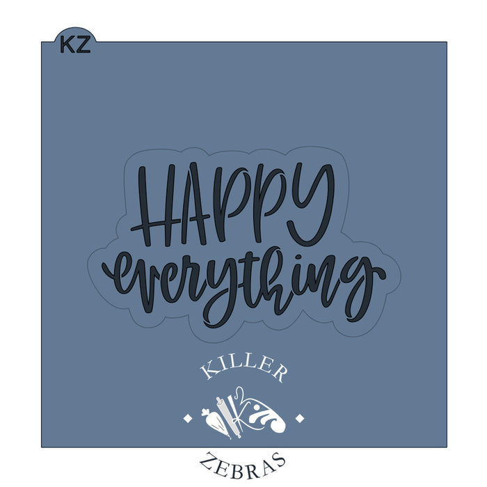 Cookie Cutters Happy Everything – Cookie Cutter & Stencil Set