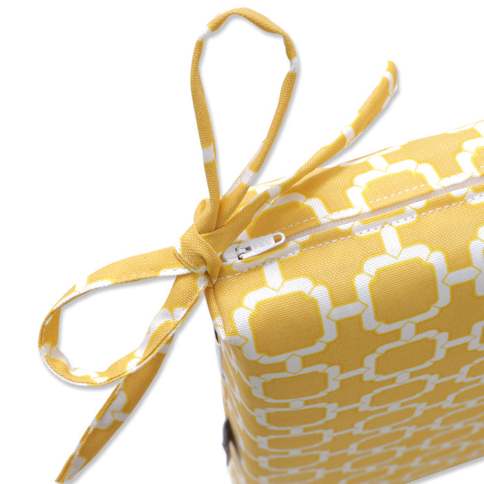 Hockley Yellow Bench Cushion