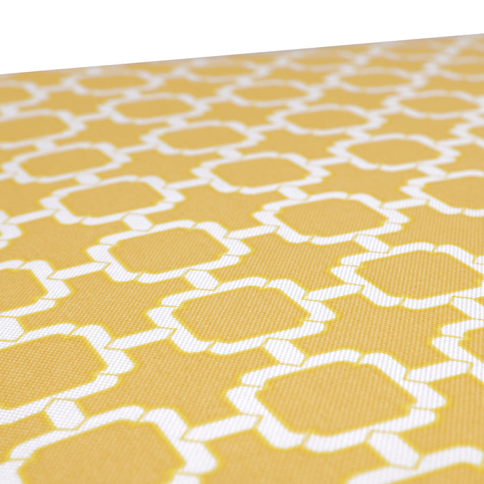 Hockley Yellow Bench Cushion