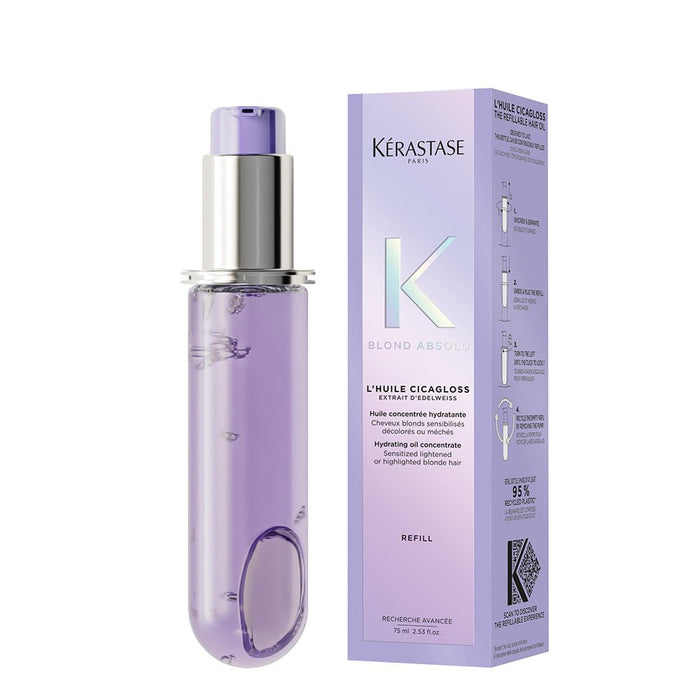 Kerastase Blond Absolu L'huile Cicagloss Refill Hair Oil 75ml - Beauty Tribe