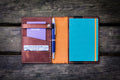 Leather Rhodia A6 Notebook Cover - Crazy Horse Tan