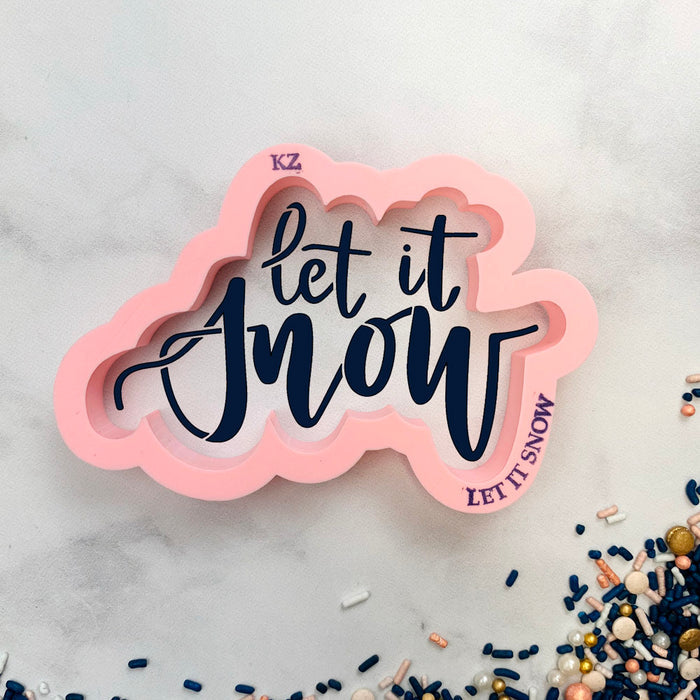 Cookie Cutters Let it Snow – Cookie Cutter & Stencil Set