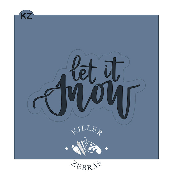 Cookie Cutters Let it Snow – Cookie Cutter & Stencil Set