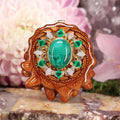 Malachite with Gold Heart (4th) Chakra Multi-Stone