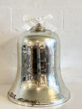 Mercury Glass Silver Bell -Large