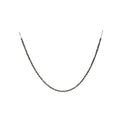 72"L x 1"H Metal Jingle Bell Garland on Jute Cord, Silver Finish