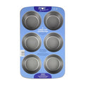 Non Stick - 6 Cup Large Muffin Pan (31.3 x 21.7 x 4cm / 12.3 x 8.5 x 1.6”)