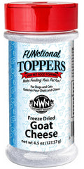 Front of Northwest Naturals Functional Freeze Dried Dog & Cat Food Topper Goat Cheese 4.5-oz
