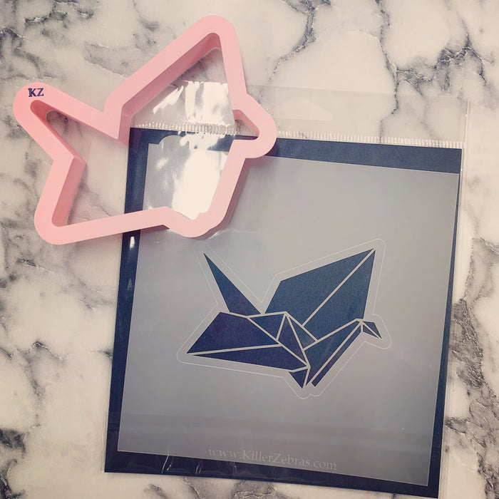 Cookie Cutters Paper Crane – Cookie Cutter & Stencil Set