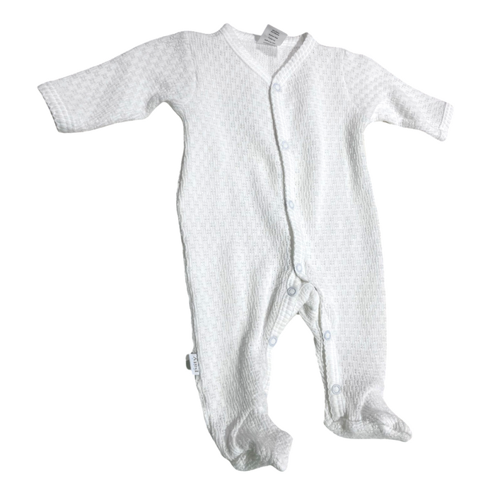 PATY FOOTIE - TRIM WHITE