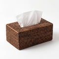 Rectangular  Tissue Box : Brown