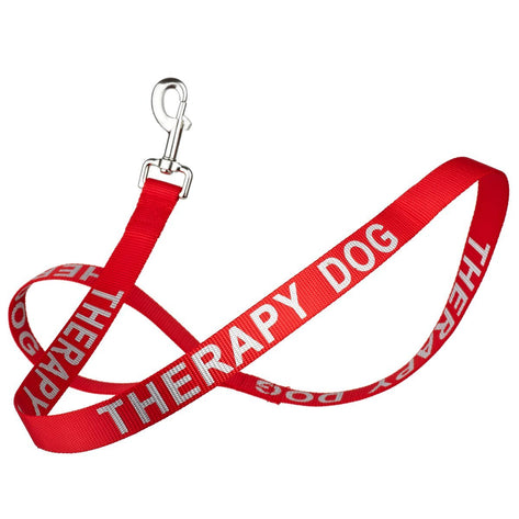 Reflective Nylon Leash - THERAPY DOG