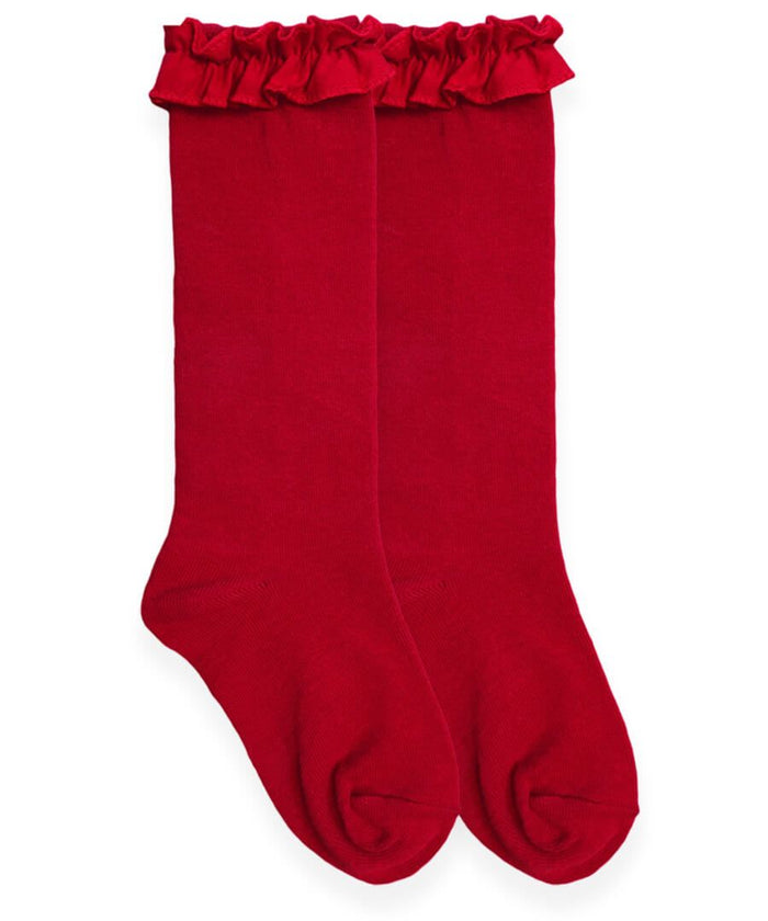 RUFFLE KNEE HIGH SOCKS