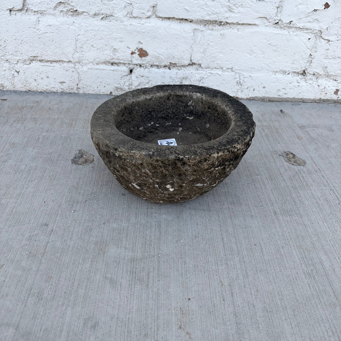 Rustic European Stone Grinding Bowl/Mortar