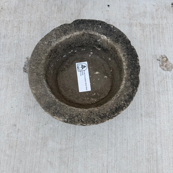 Rustic European Stone Grinding Bowl/Mortar