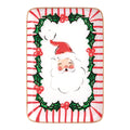SANTA METAL TIDBIT PLATE