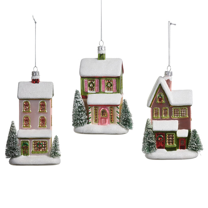 Snowflake Lane House Ornament