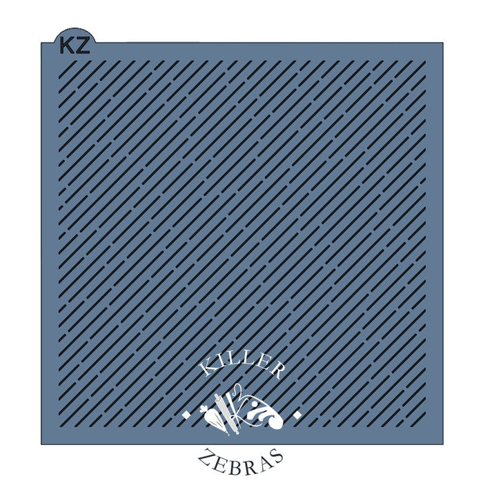 5.5 x 5.5 Stencil Stripped – Cookie Stencil