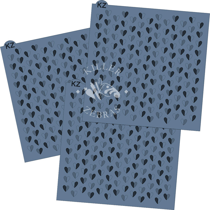 5.5 x 5.5 Stencil Sweetheart – Layered Cookie Stencil