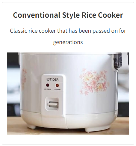 Tiger Rice Cooker/Warmer 10 Cup, Flower, Made in Japan