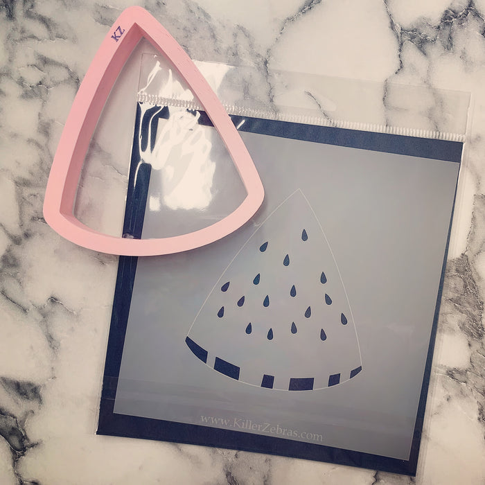 Cookie Cutters Watermelon Slice – Cookie Cutter & Stencil Set