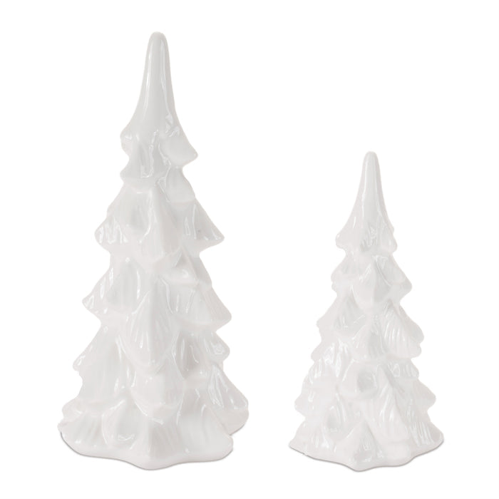 White Ceramic Trees